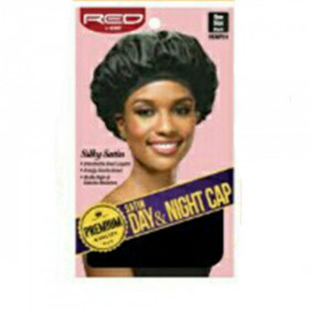 Red by Kiss Satin Day&Night Cap Black HDNP01 Red by Kiss Satin Day&Night Cap Black HDNP01